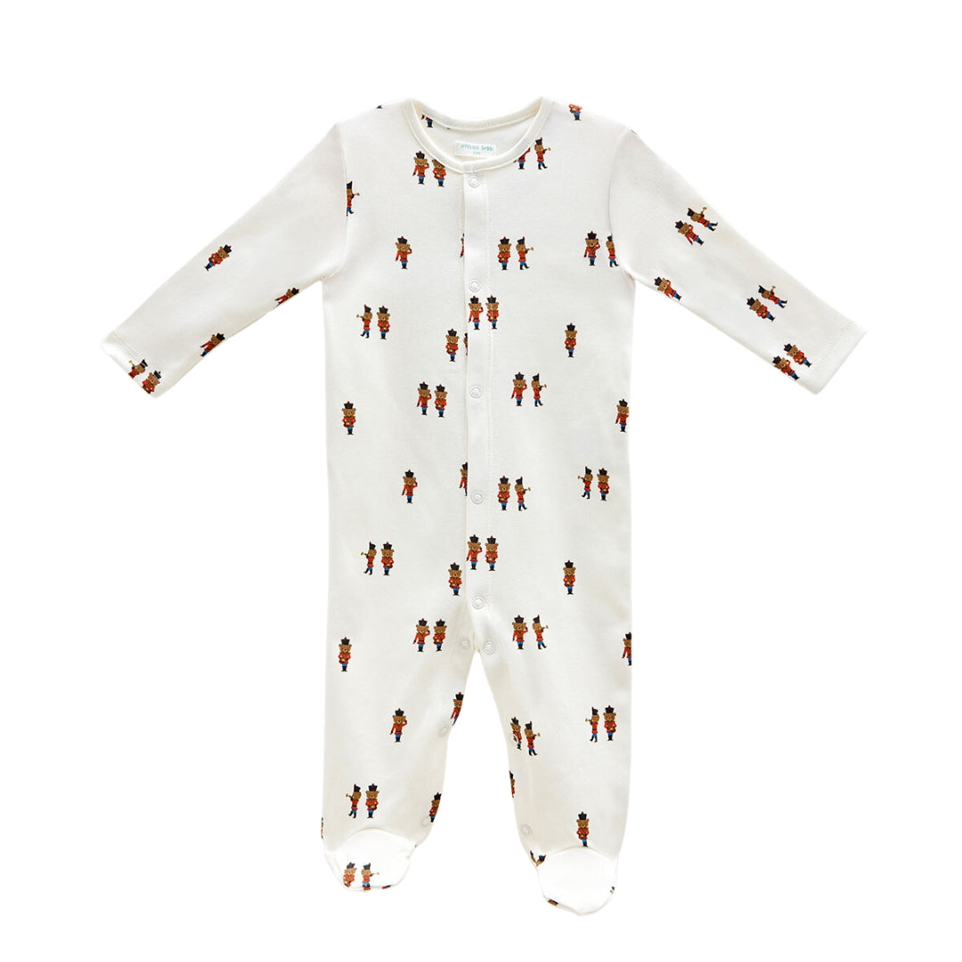 Little Soldiers Footed Onesie