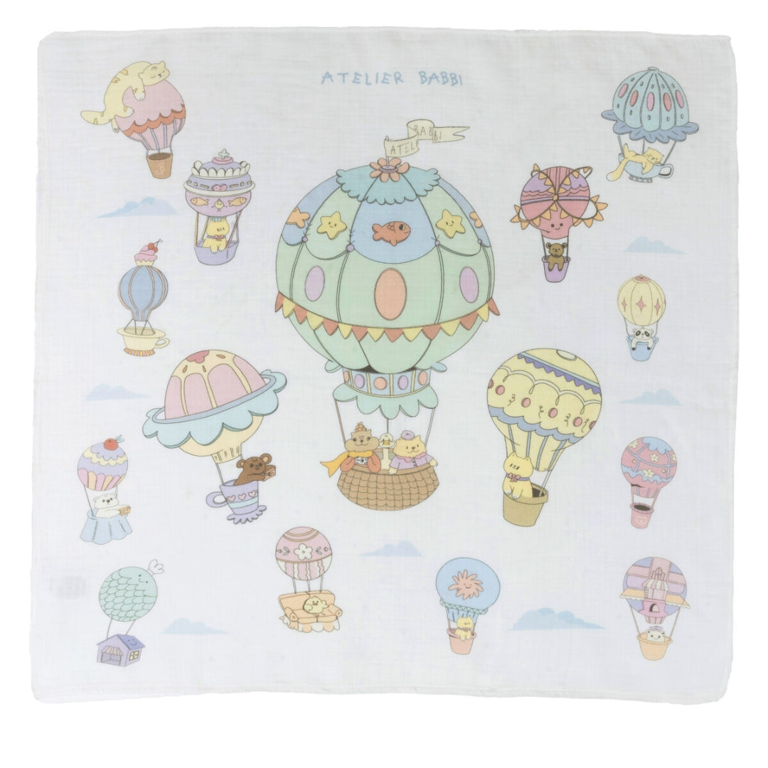Hot Air Balloon Muslin Swaddle