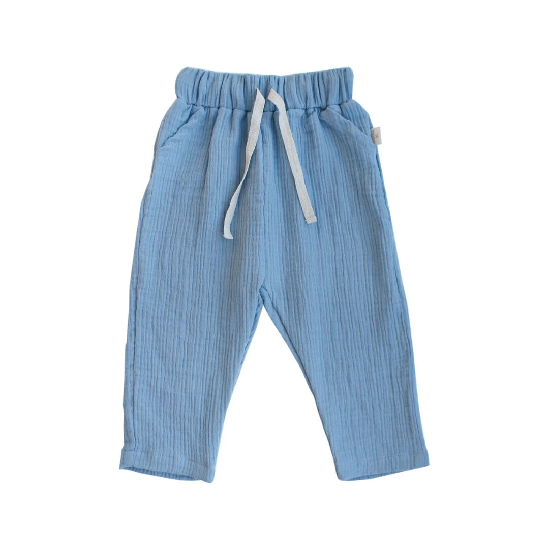 Muslin Pants - Sky Blue
