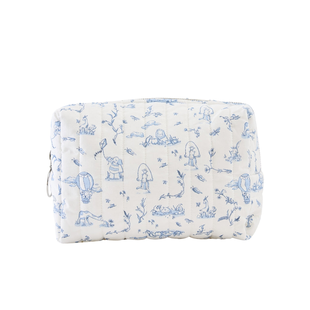 Toile De Jouy Pouch - Blue