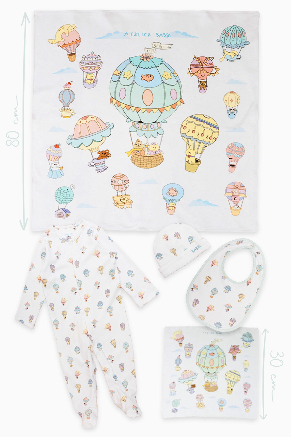 Hot Air Balloon Newborn Set