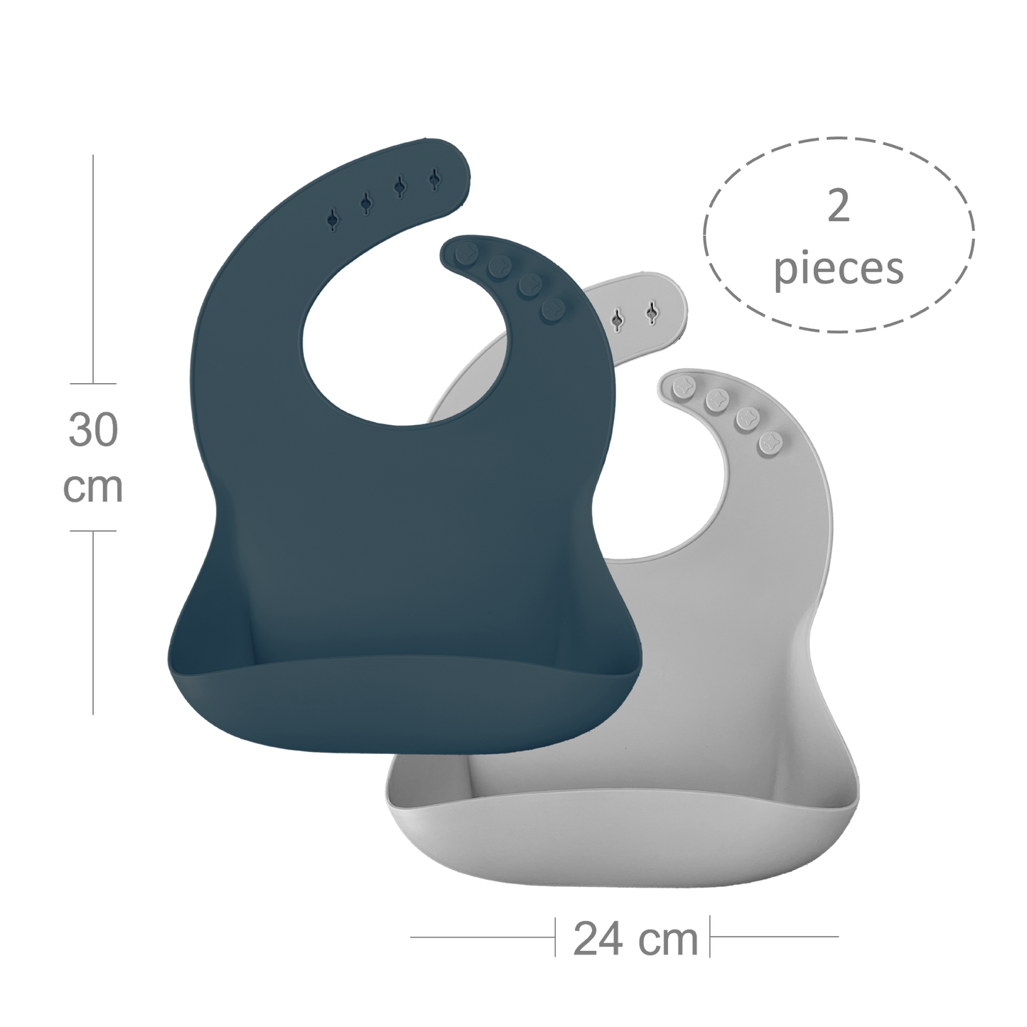 BASICS Bib Set - Deep Blue