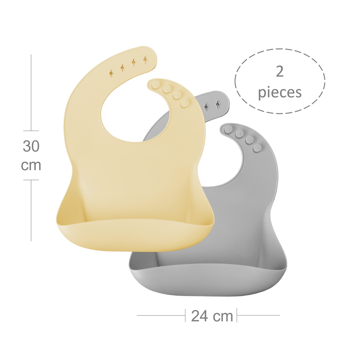 BASICS Bib Set - Mellow Yellow