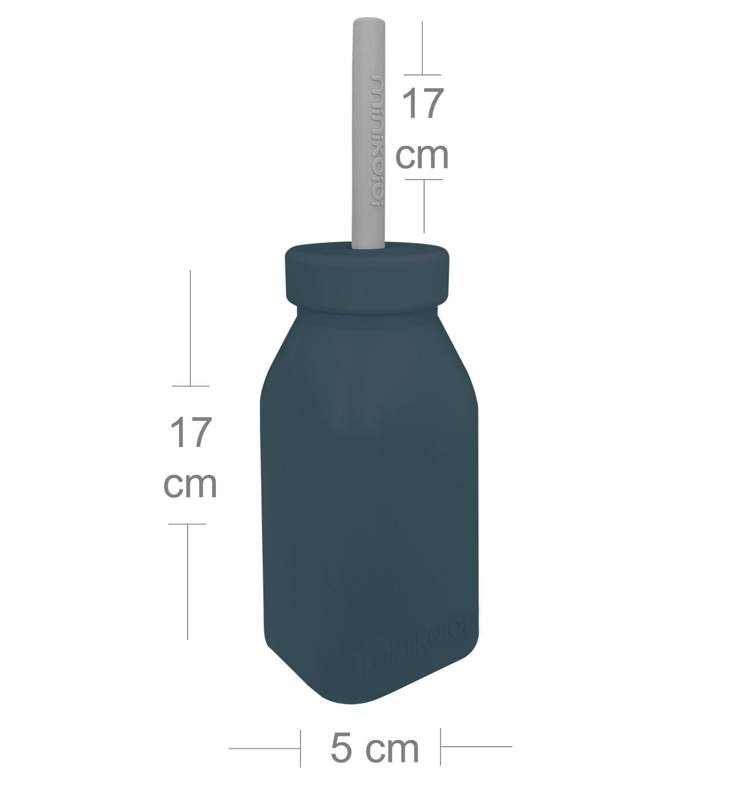 BOTTLE + STRAW - Deep Blue