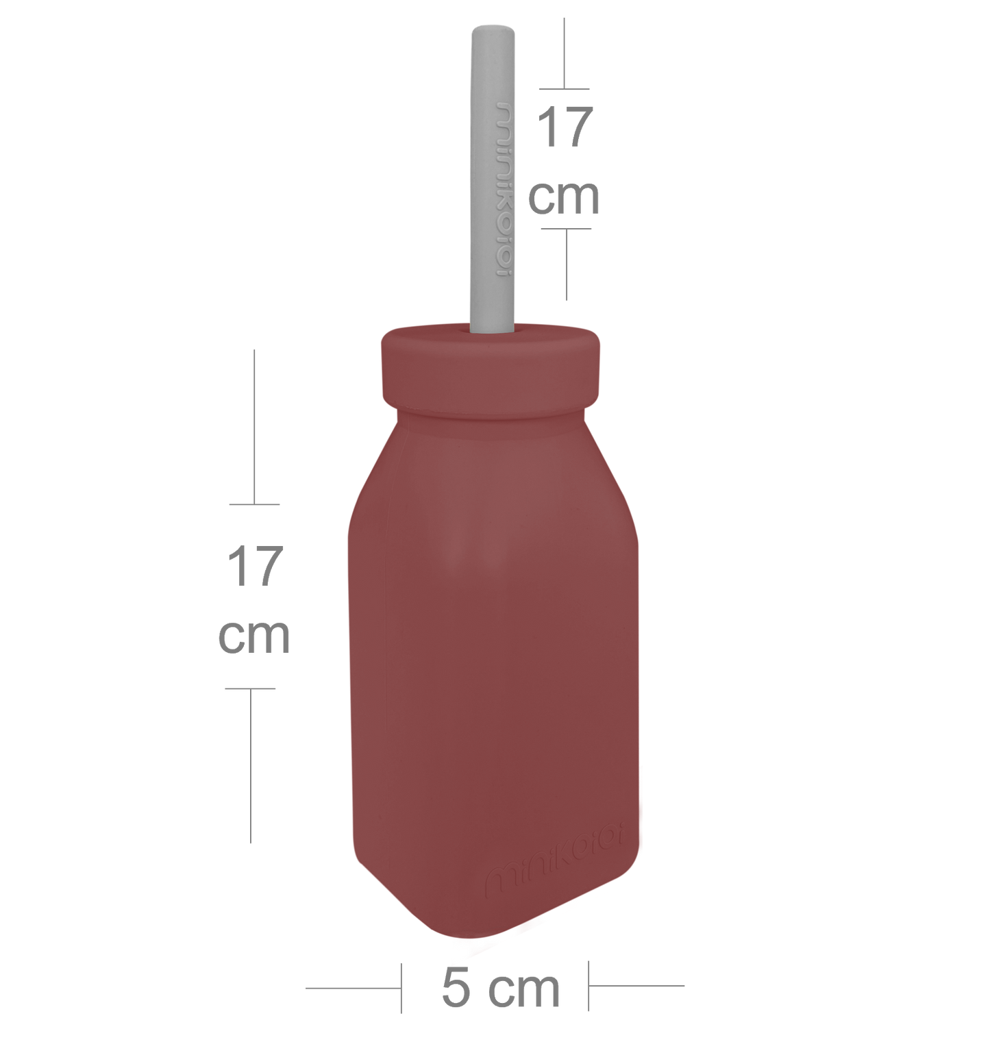 BOTTLE + STRAW - Velvet Rose