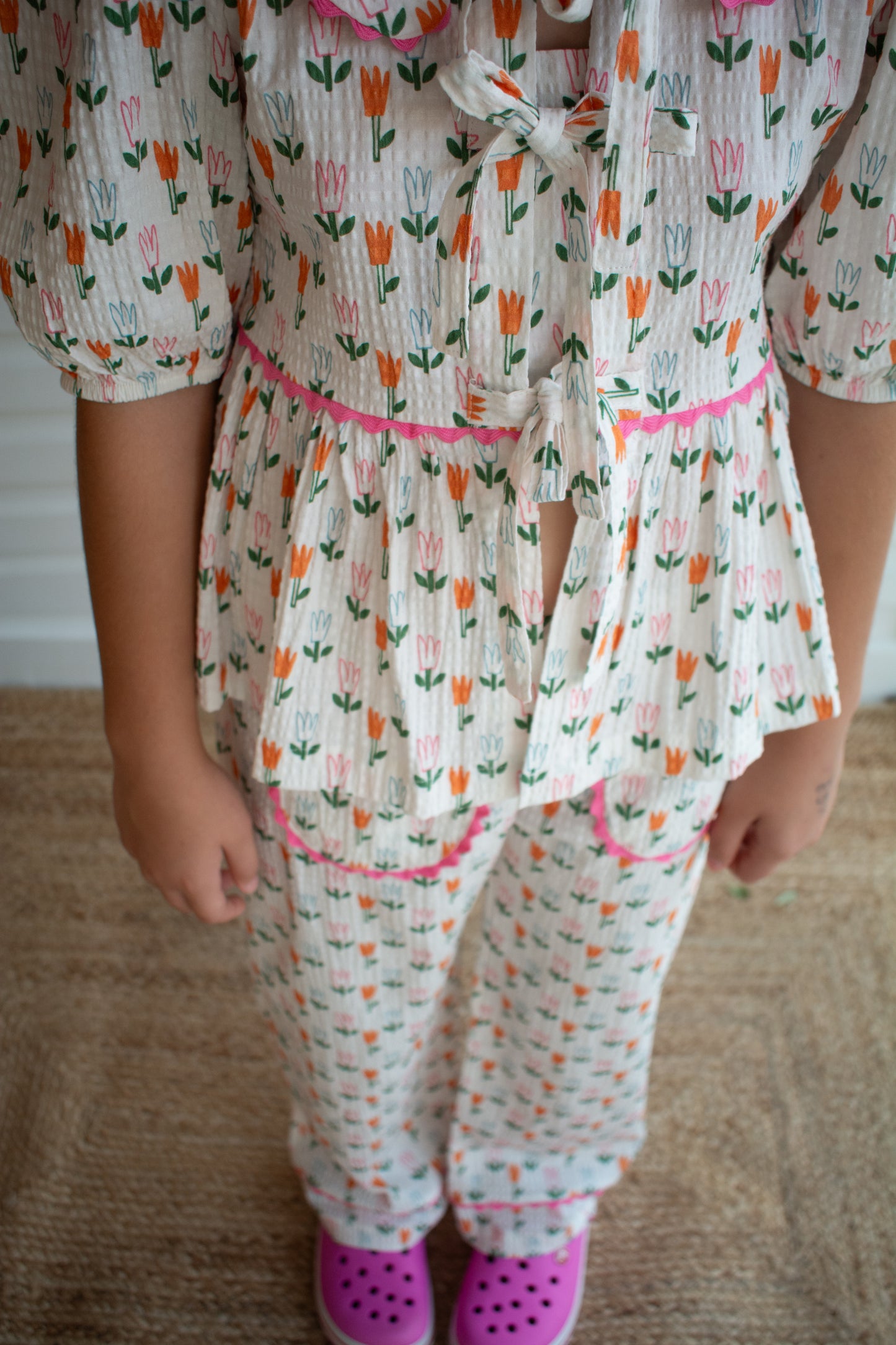 Gaia Trousers Set - Tulip