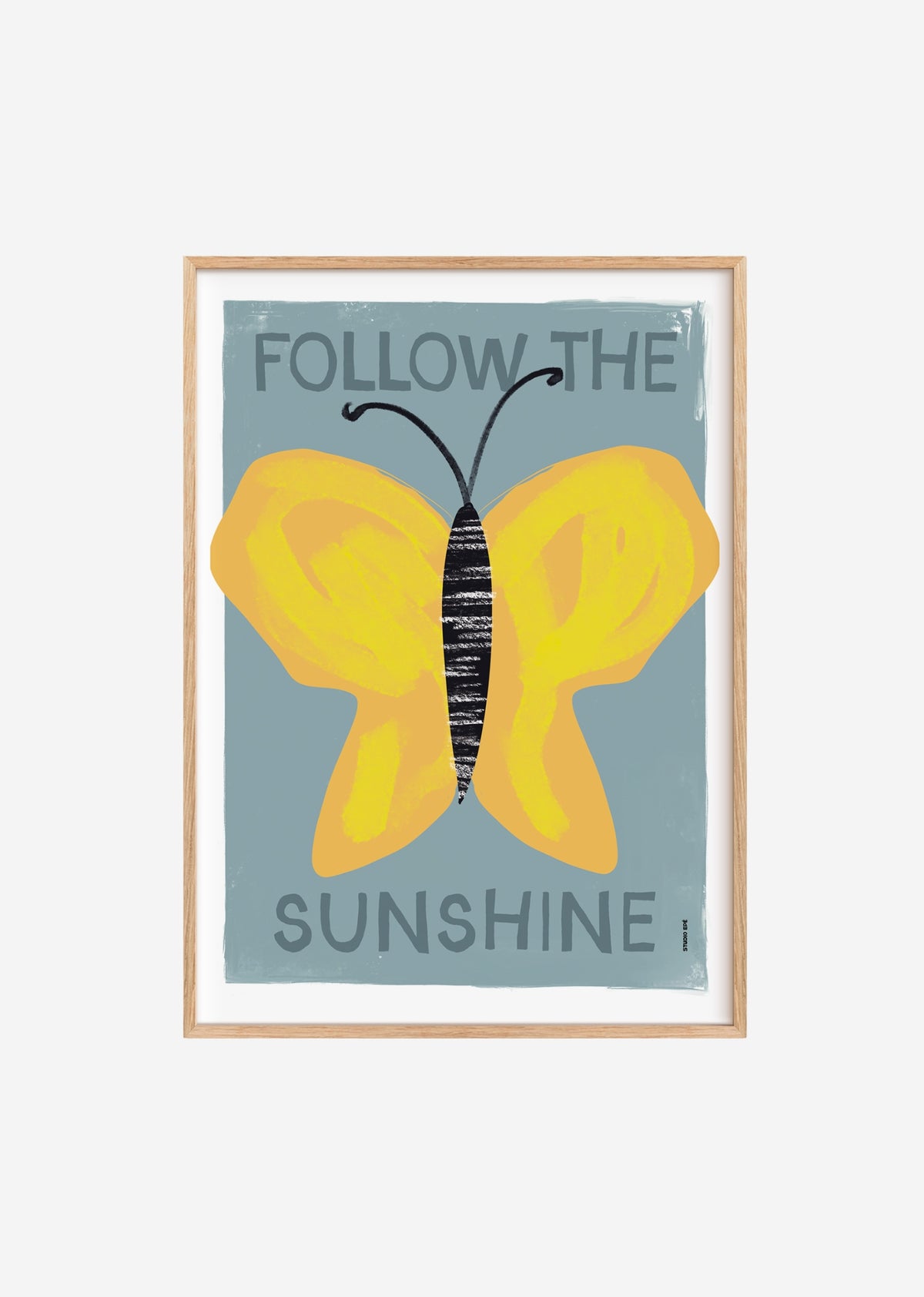 Poster - Follow the Sunshine (Teal)