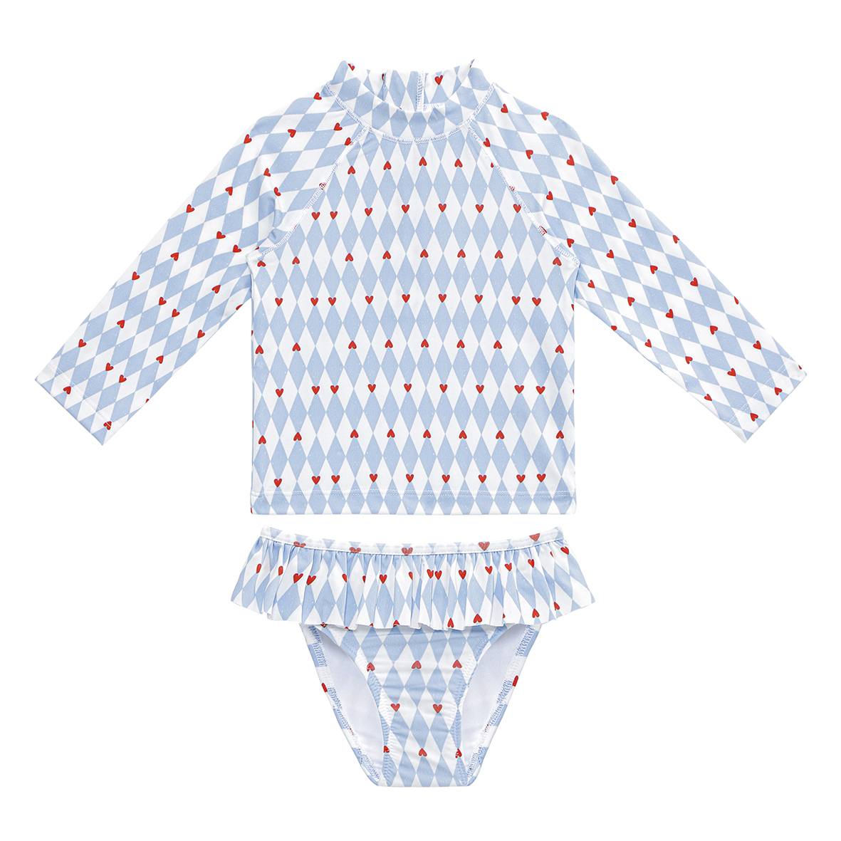 Baby Swimsuit Set - Diamonds