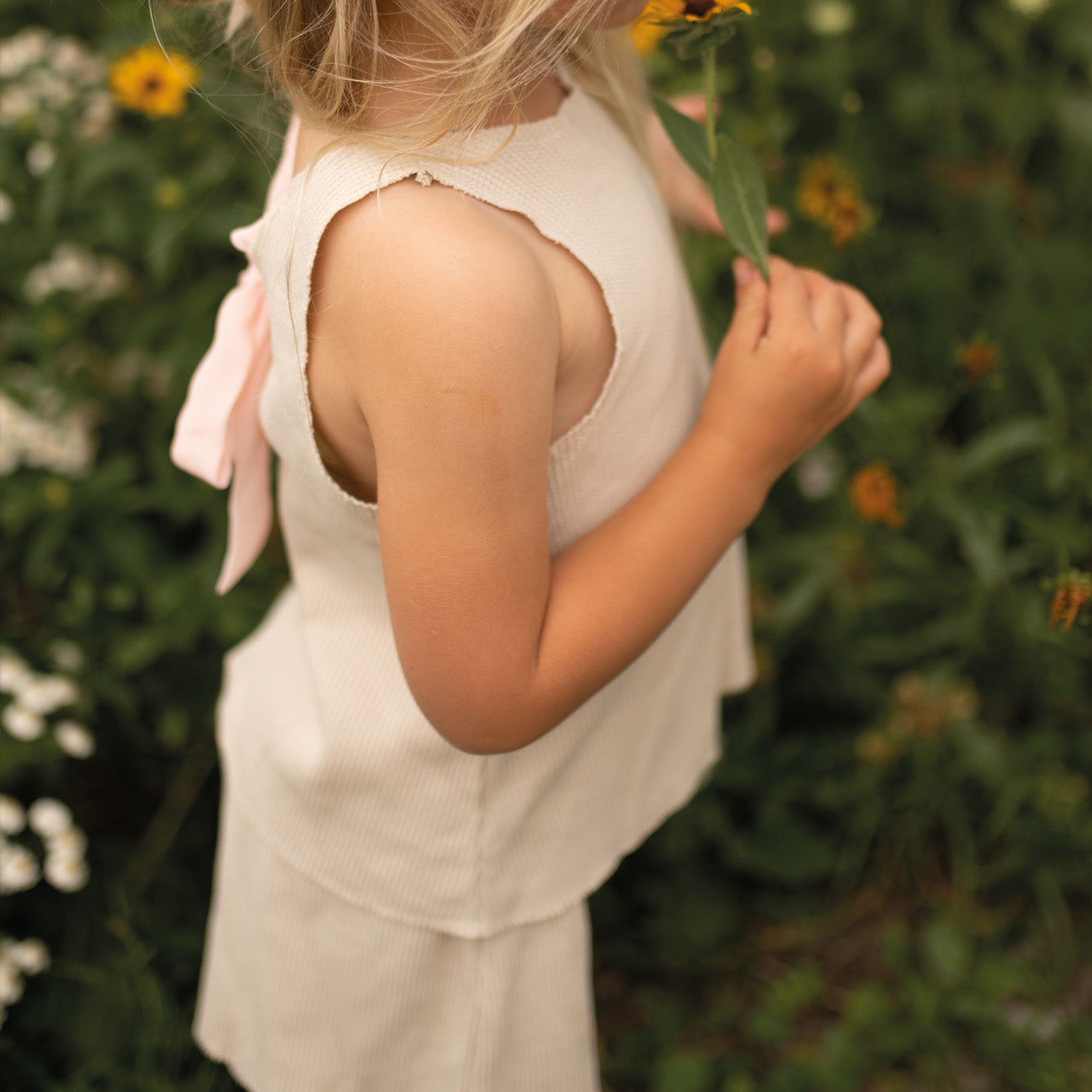 Ribbon Shorts Set