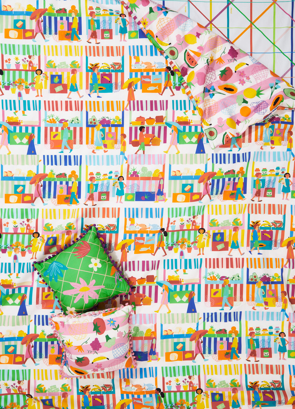 Duvet Cover - Street Market