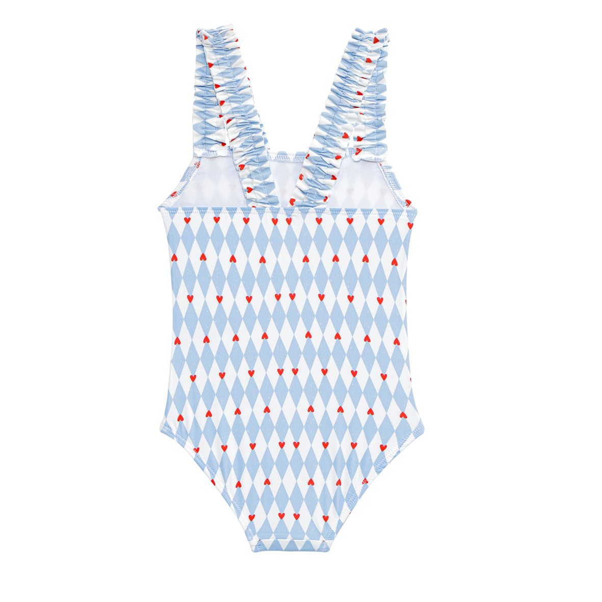 Smocked Swimsuit - Diamonds