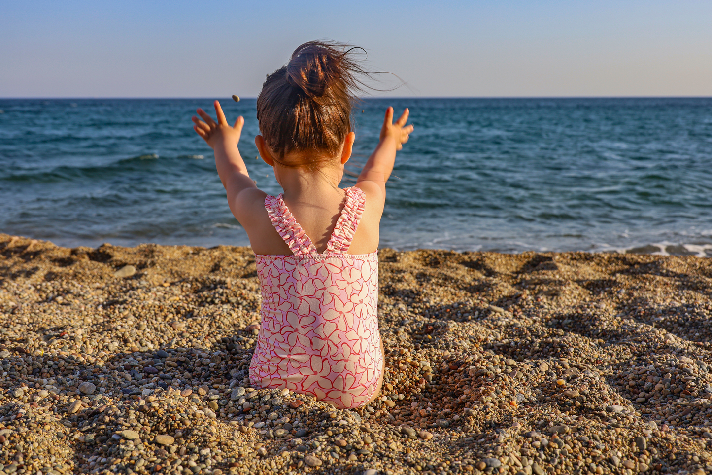 Lilac Blossom Smocked Swimsuit
