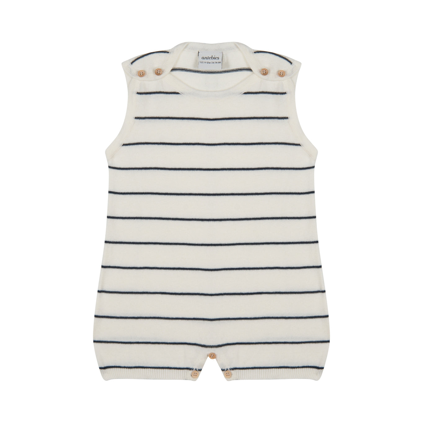 White Knit Romper