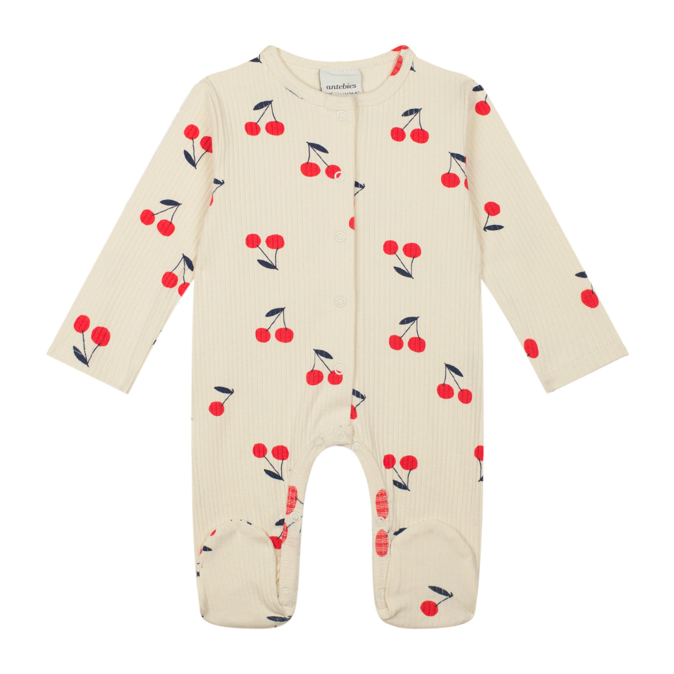 Cherry Footed Onesie