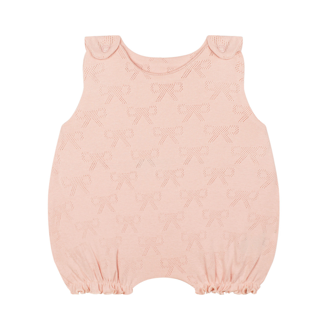 Ribbon Jacquard Romper