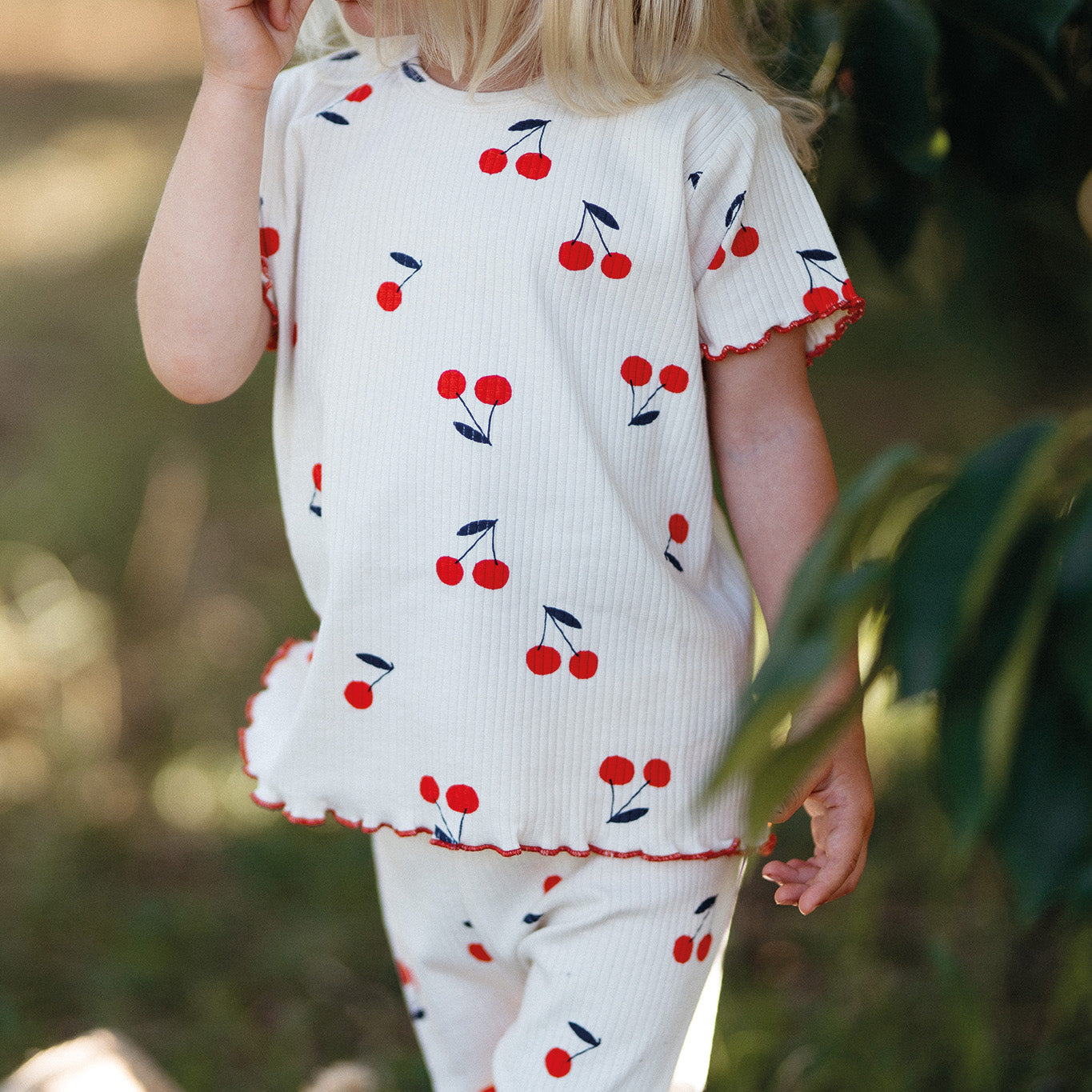 Cherry Tights Set