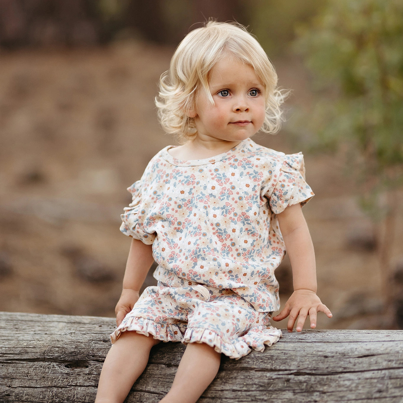 Summer Bouquet Short Set
