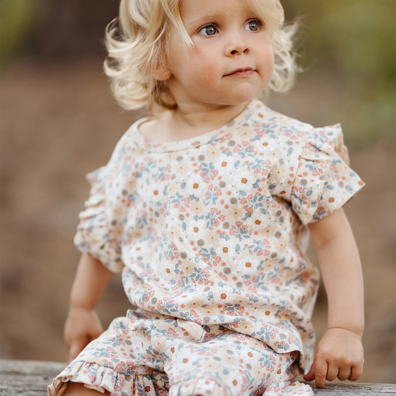 Summer Bouquet Short Set