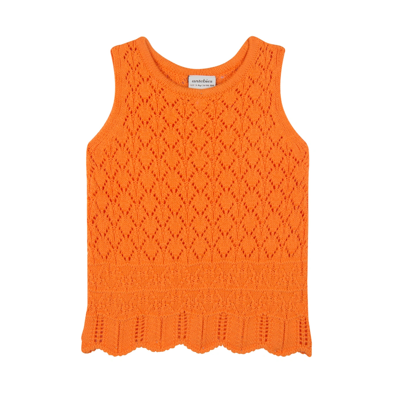 Orange Knit Short Set