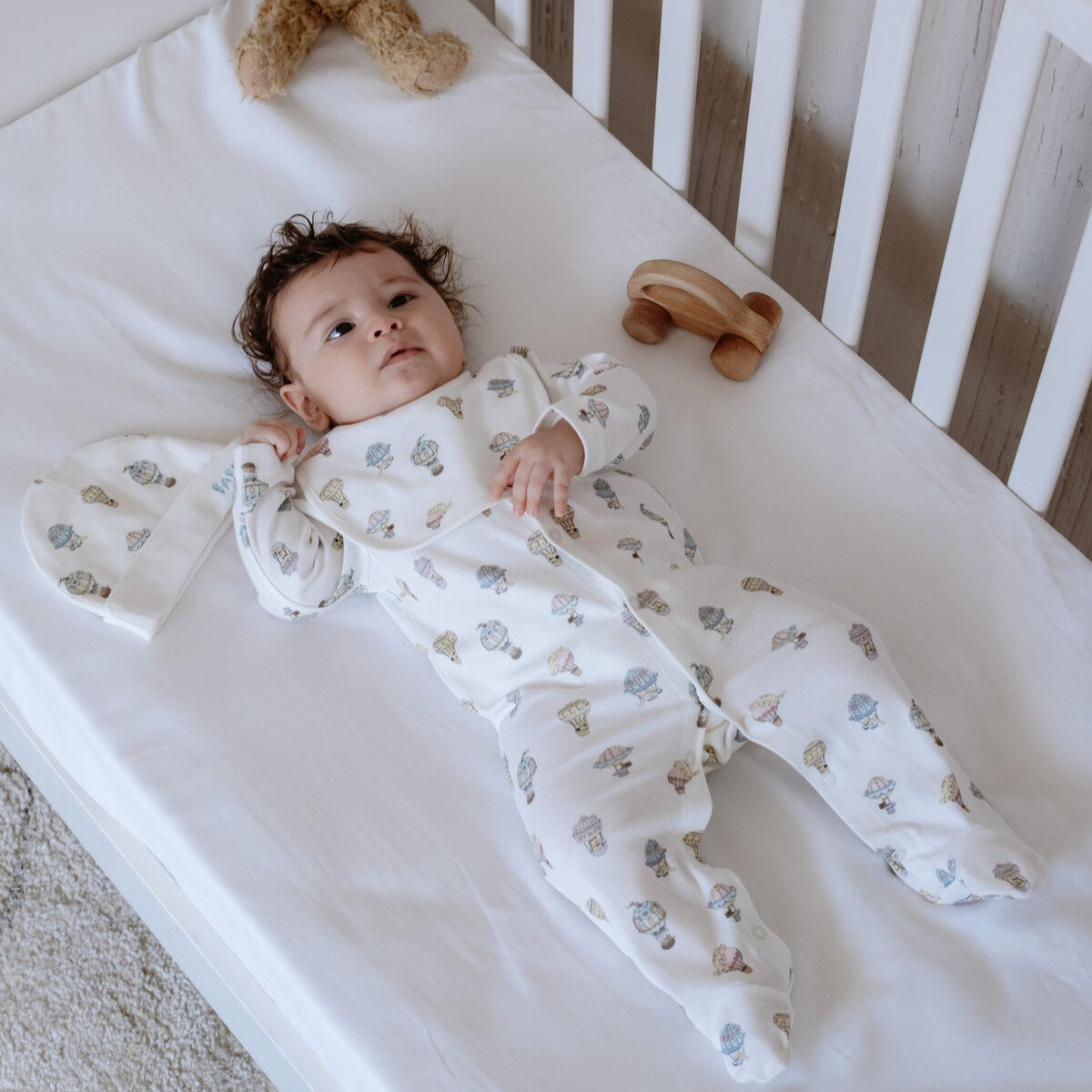 Hot Air Balloon Footed Onesie