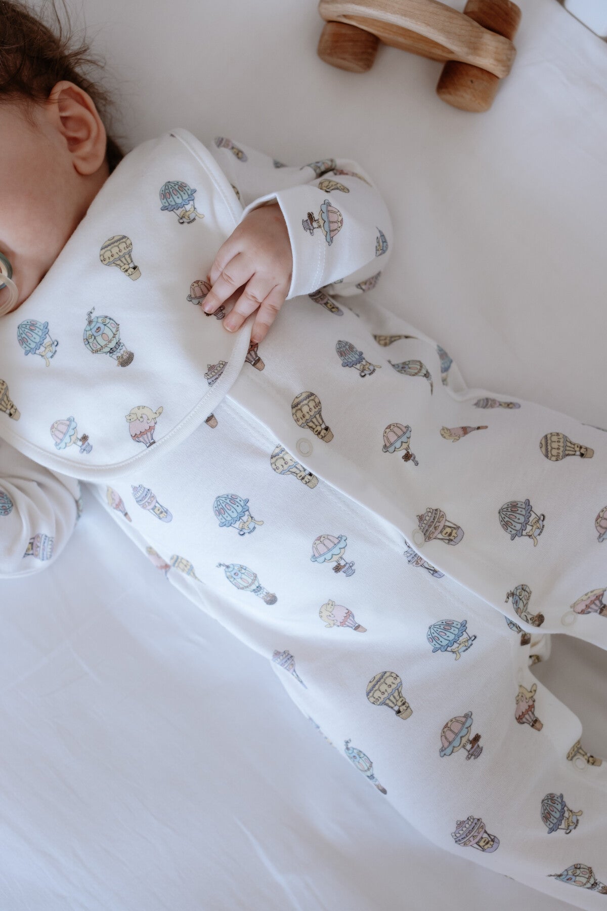 Hot Air Balloon Footed Onesie