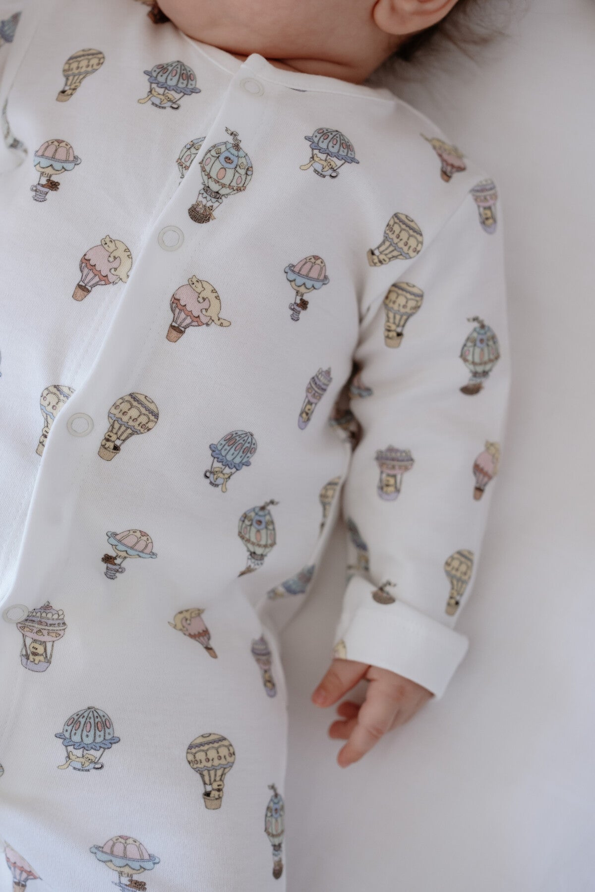Hot Air Balloon Footed Onesie