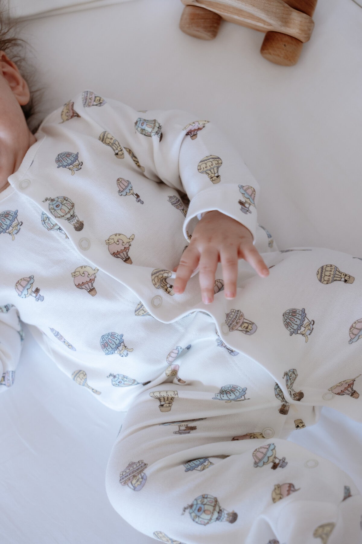 Hot Air Balloon Footed Onesie