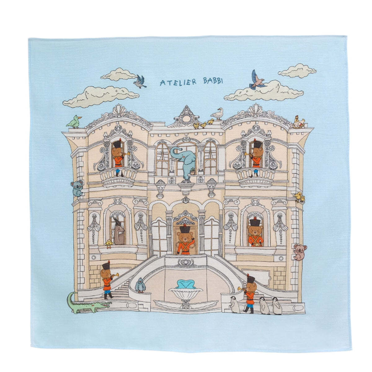 Little Soldiers Muslin Swaddle