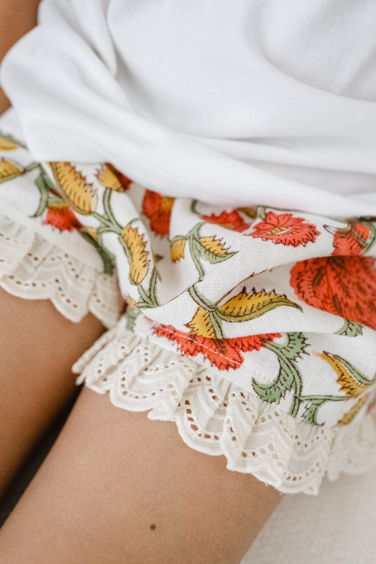 Flower Lace Shorts - Allegra