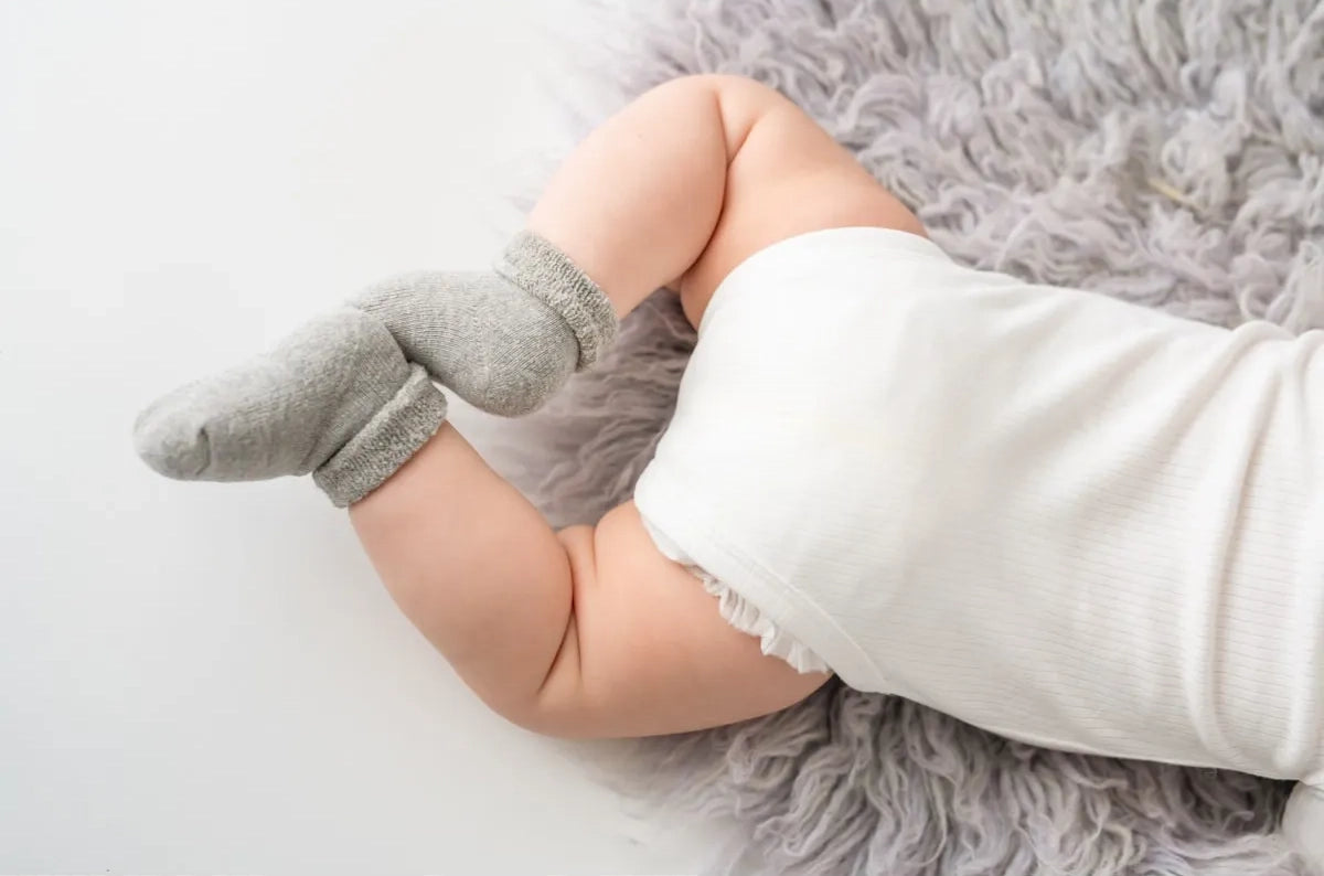 Terry Baby Socks - Blue