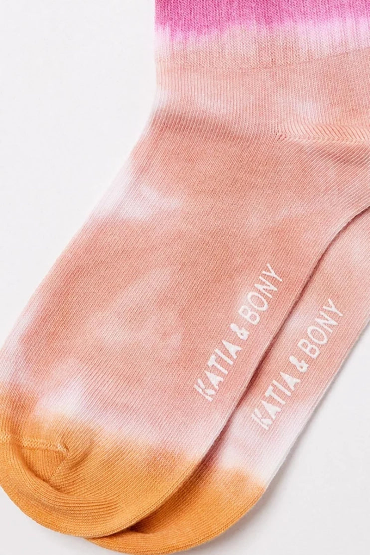 Tie-Dye Socks - Pink