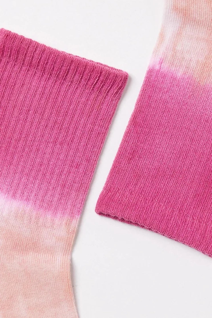Tie-Dye Socks - Pink