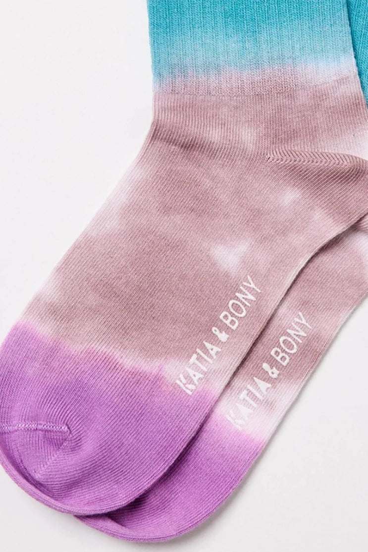 Tie-Dye Socks - Purple