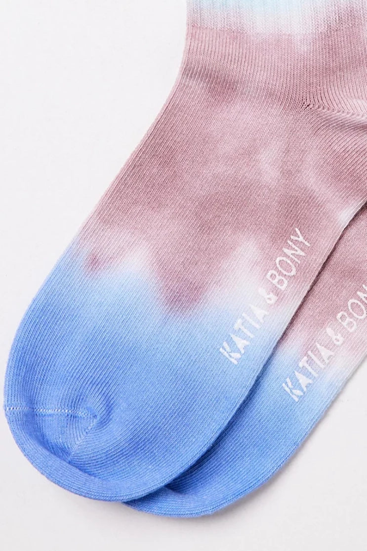 Tie-Dye Socks - Blue