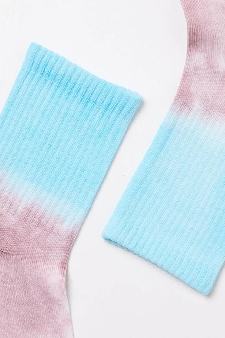 Tie-Dye Socks - Blue