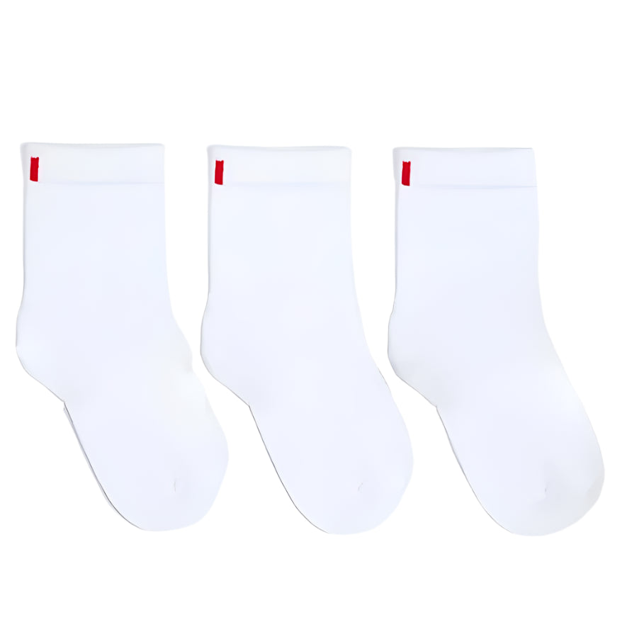 Basic Socks Set - White
