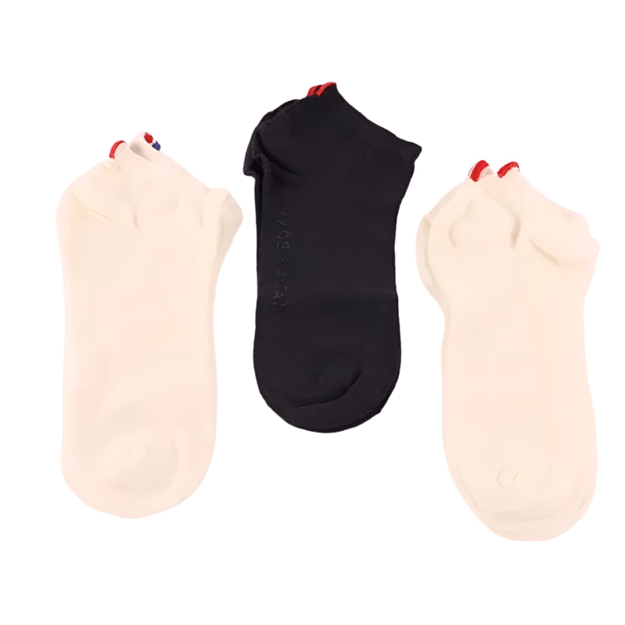Bamboo Short Socks Set - Navy