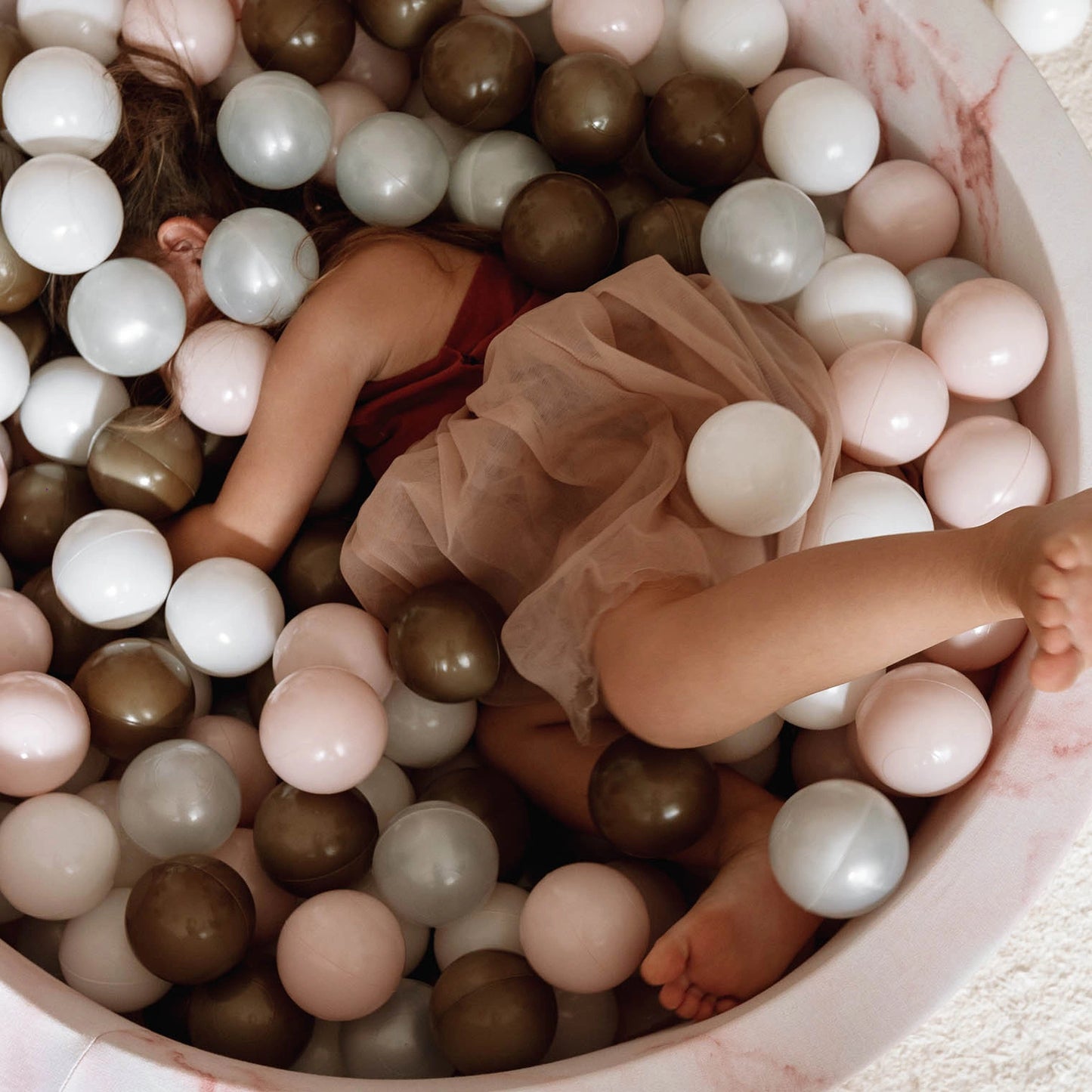 Pink Marble Ball Pit