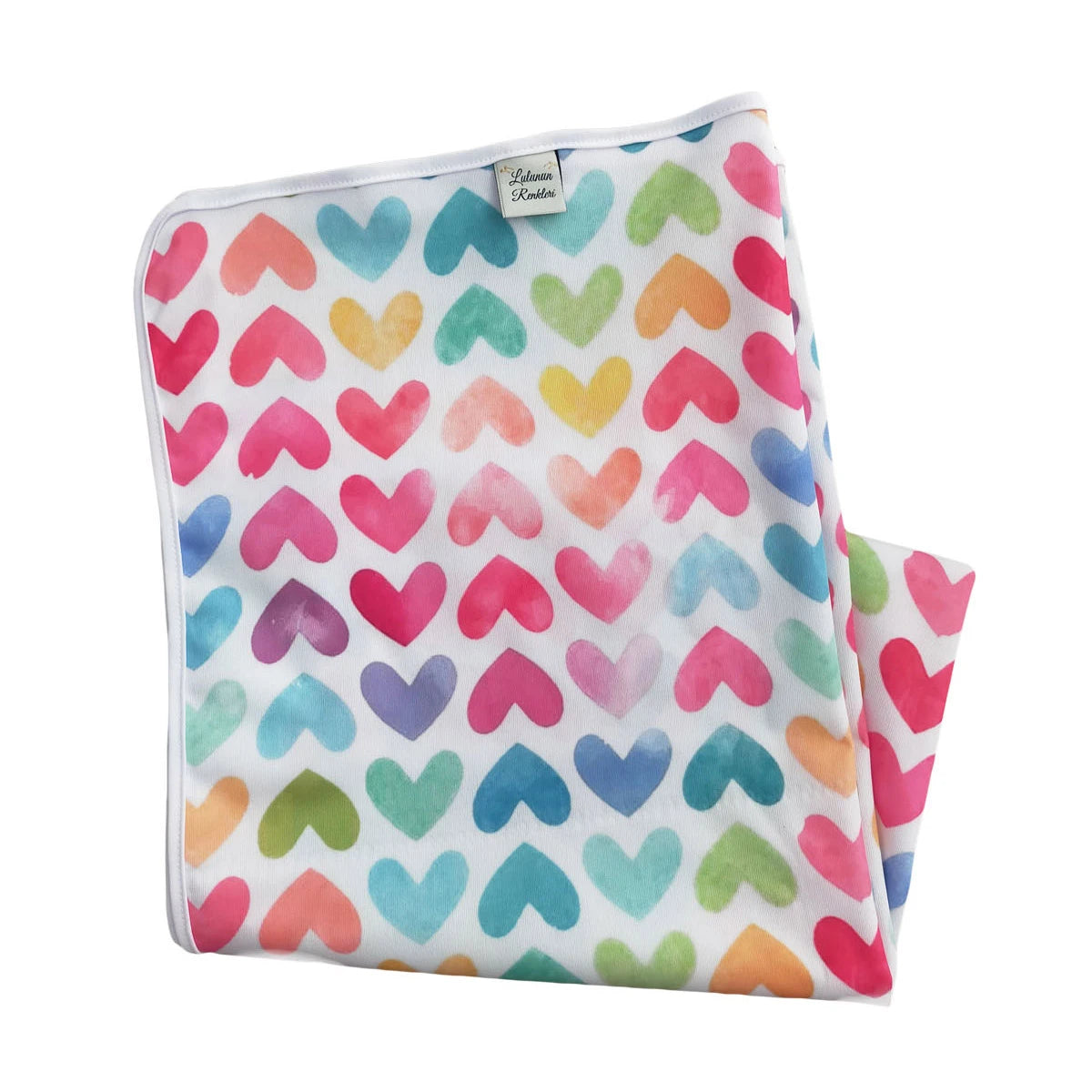 Splashmat & Wet Bag Set - Colored Hearts