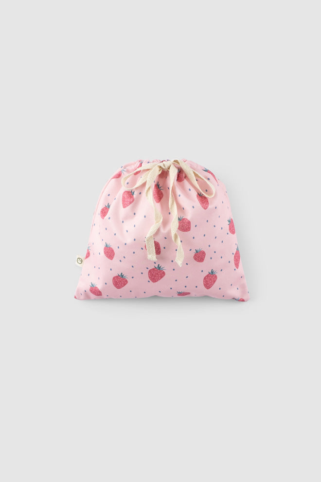Strawberry Bib & Pouch
