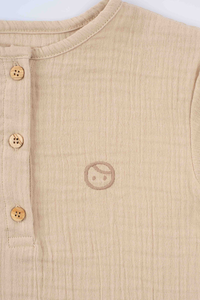 Muslin T-Shirt - Beige