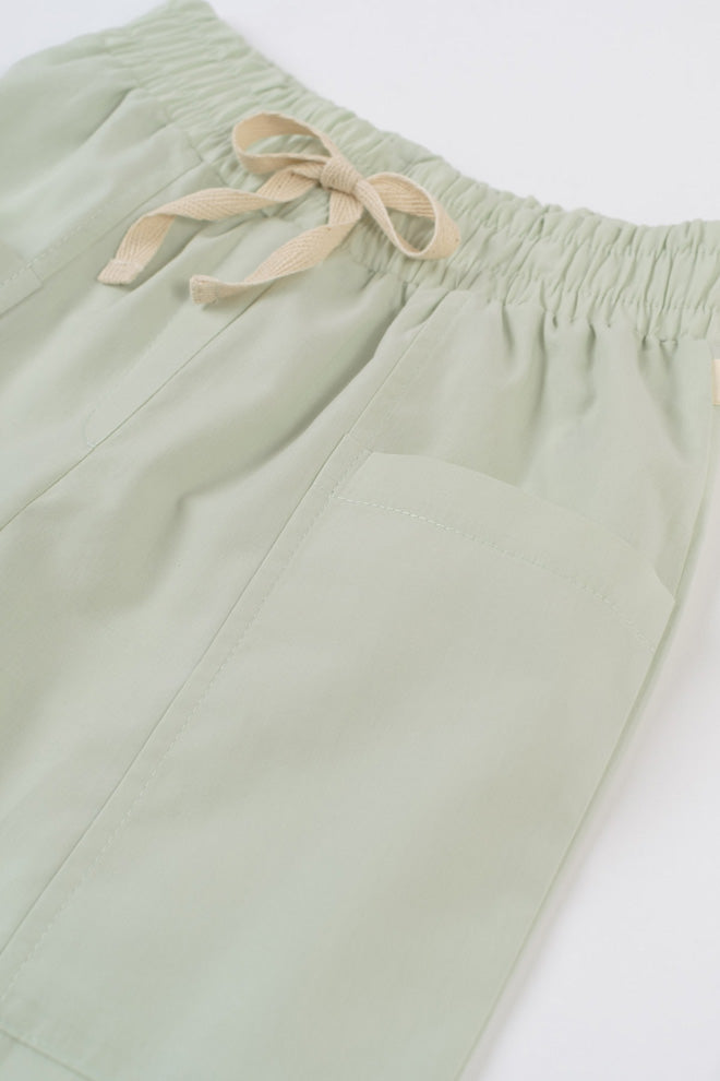 Cotton Trousers - Green