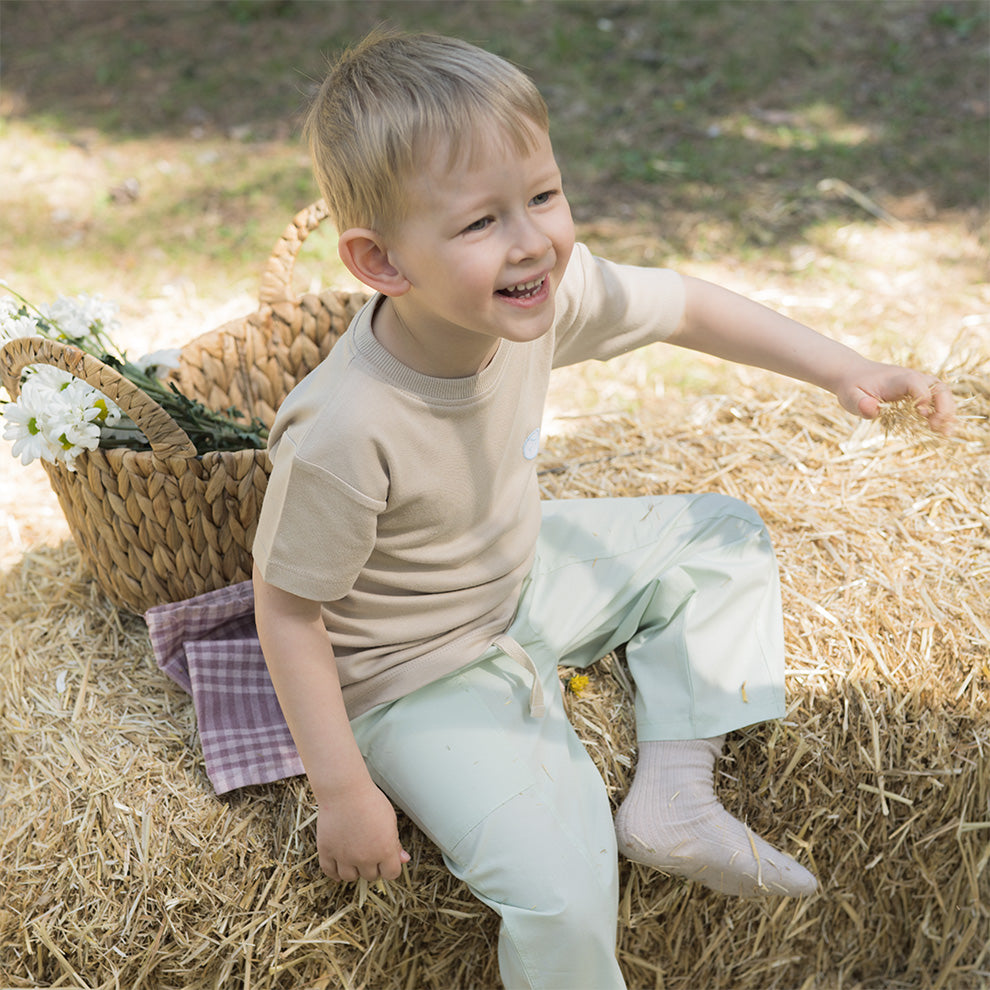 Cotton Trousers - Green