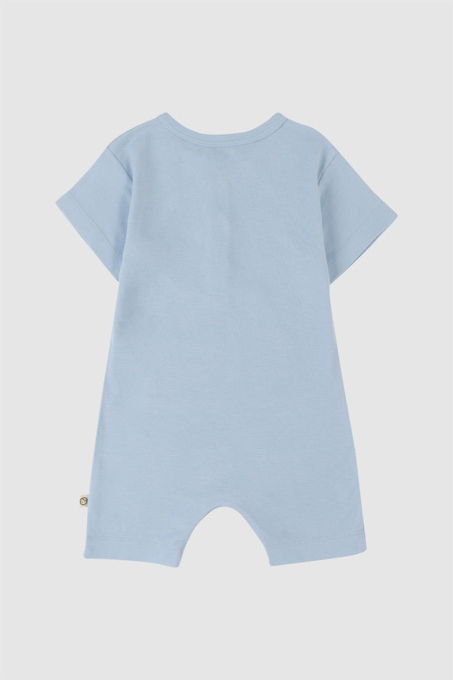 Bamboo Romper - Blue