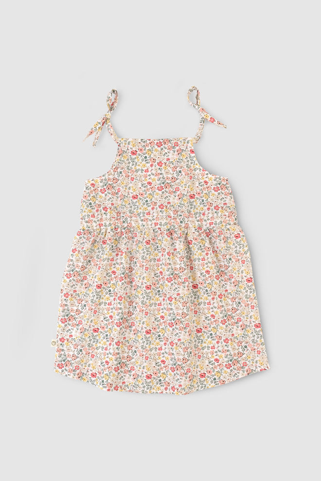 Floral Strap Dress - Pink