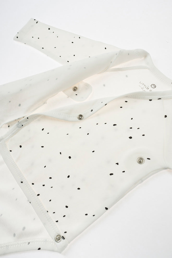 Long Sleeve Kimono Bodysuit - Cosmos