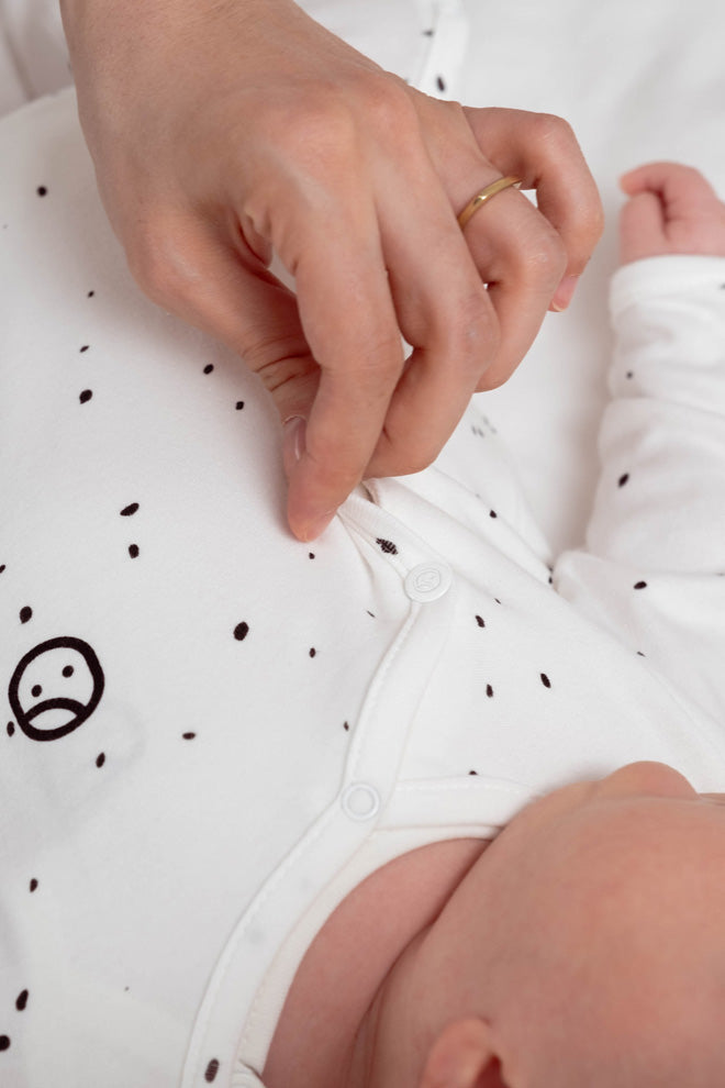 Footed Onesie - Cosmos