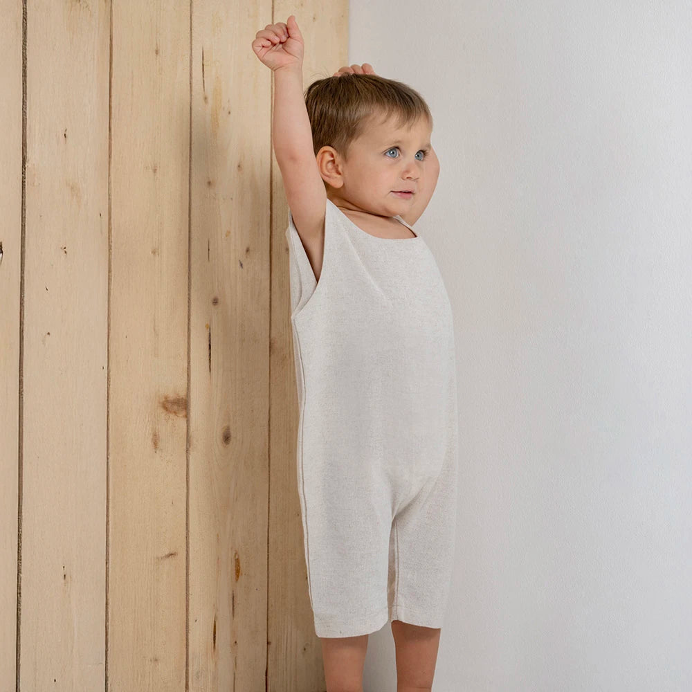 Latte Oversized Baby Jumpsuit