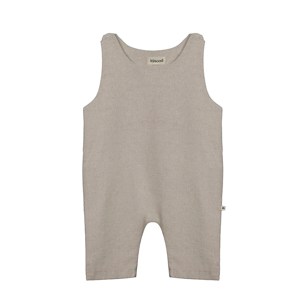 Latte Oversized Baby Jumpsuit