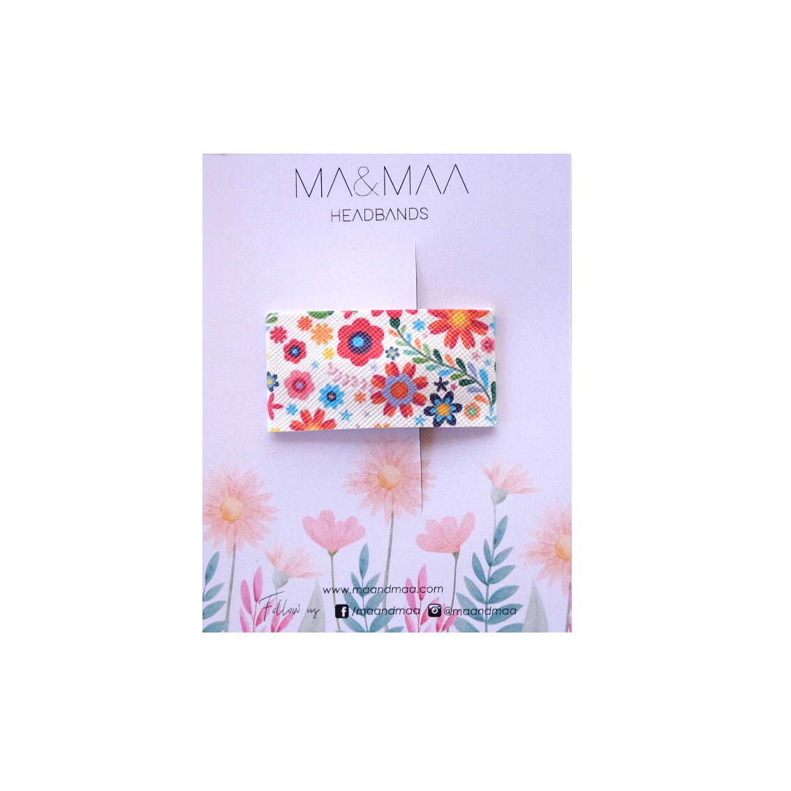 RED FLOWER - Snap Clip